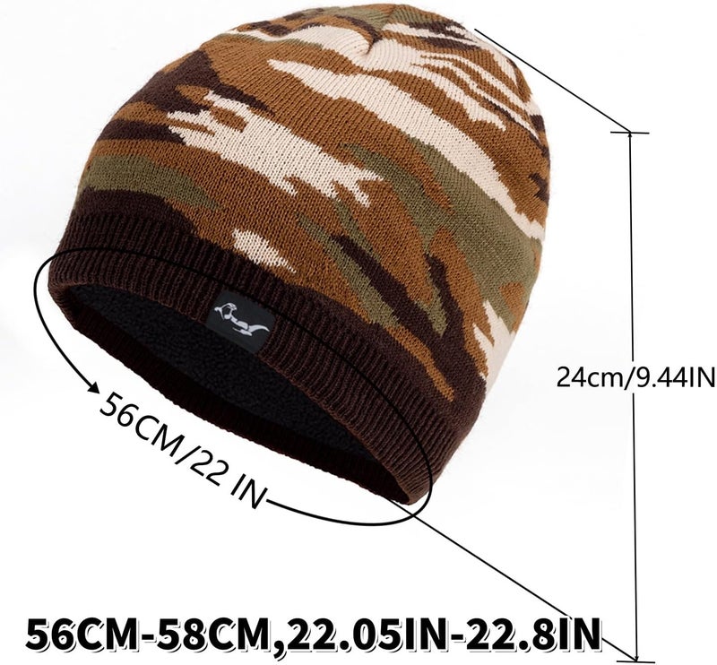 OTTER 100% Waterproof Windproof Beanie Hat - Fleece Lined Skull Cap for Men & Women Warm Winter Knit Cap for Hiking, Skiing. - Image 2